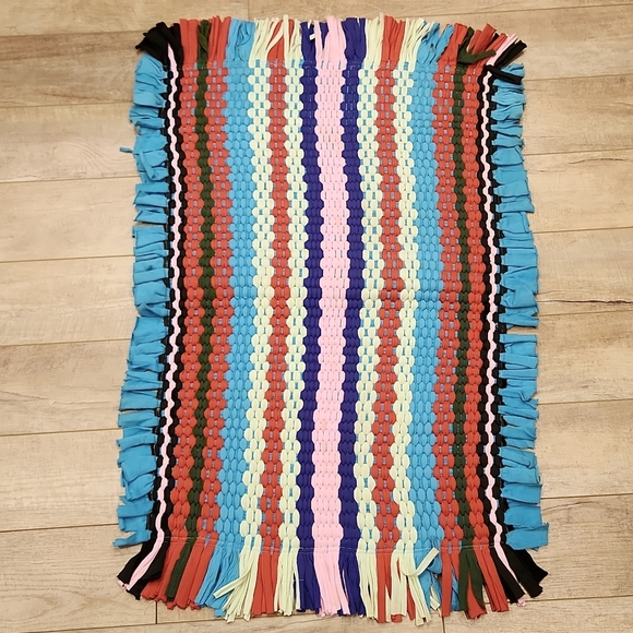 Cottagecore Handmade Rectangular Rug - Picture 2 of 5